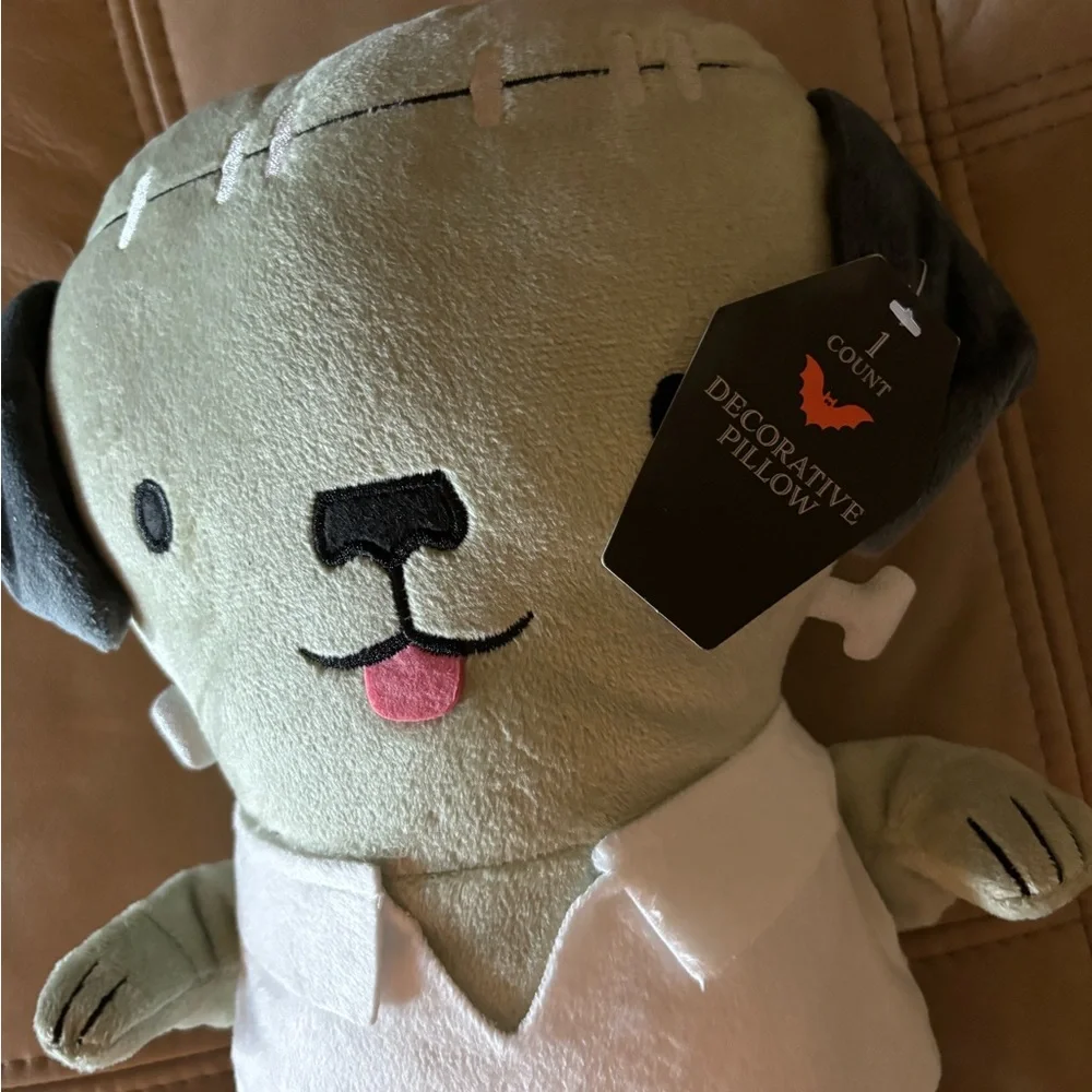 Target Bullseye x Dog Frankenstein Pillow